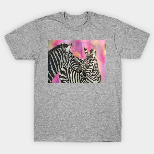 Zebras T-Shirt by Merlinsmates